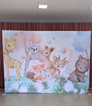 Painel Sublimado com Estrutura Regulável – Jardim encantado